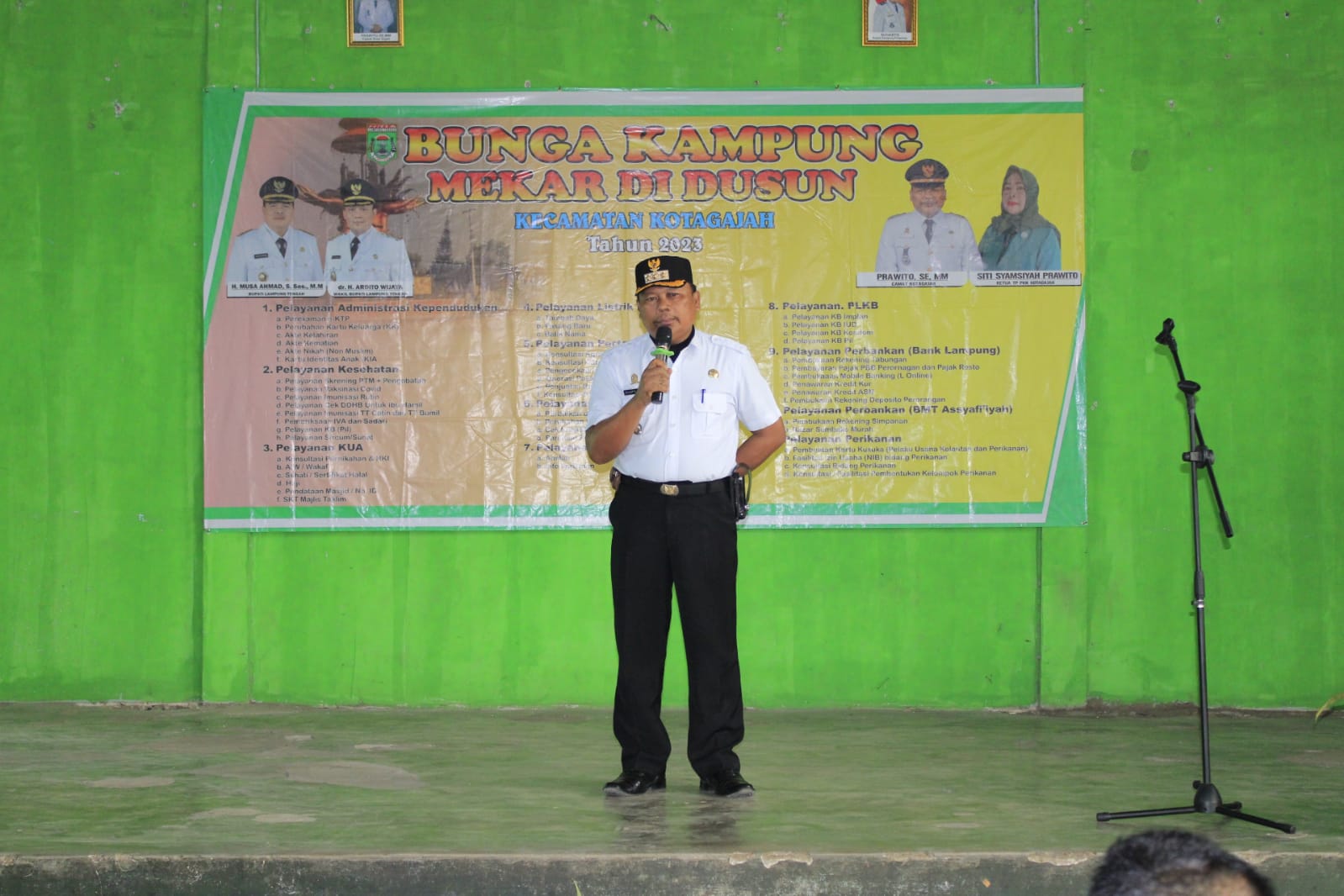 Kegiatan Bunga Kampung Mekar di Dusun (BKMD) di Kampung Purworejo Kecamatan Kota Gajah pada tanggal 22-23 Juni 2023