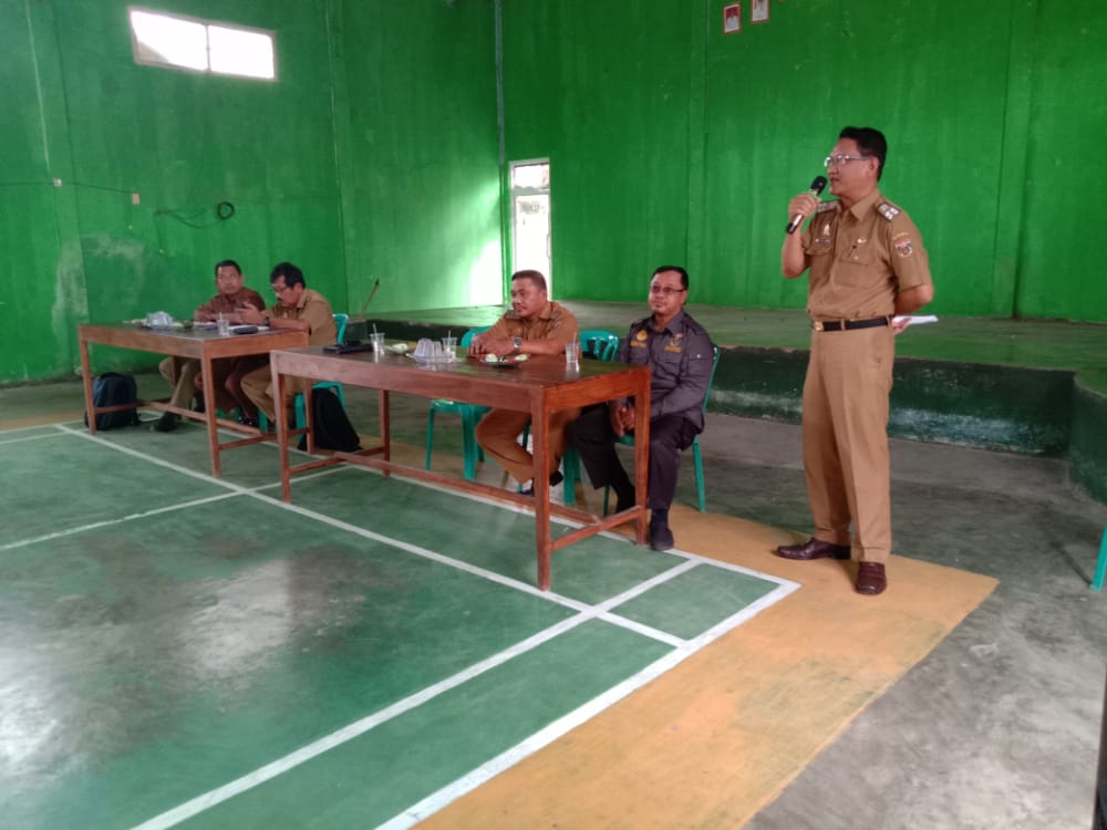 Rapat percepatan musim tanam di Kampung Purworejo.