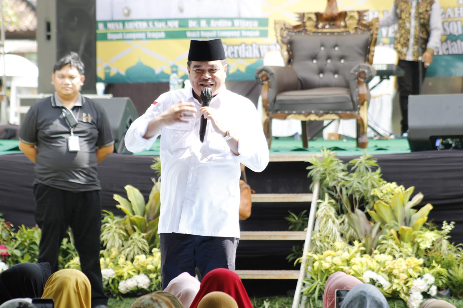 Pengajian Akbar Nada dan Dakwah Kabupaten Lampung Tengah di Lapangan Merdeka Kotagajah Kecamatan Kota Gajah